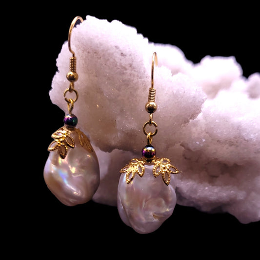 Aurora Baroque Gold Earrings